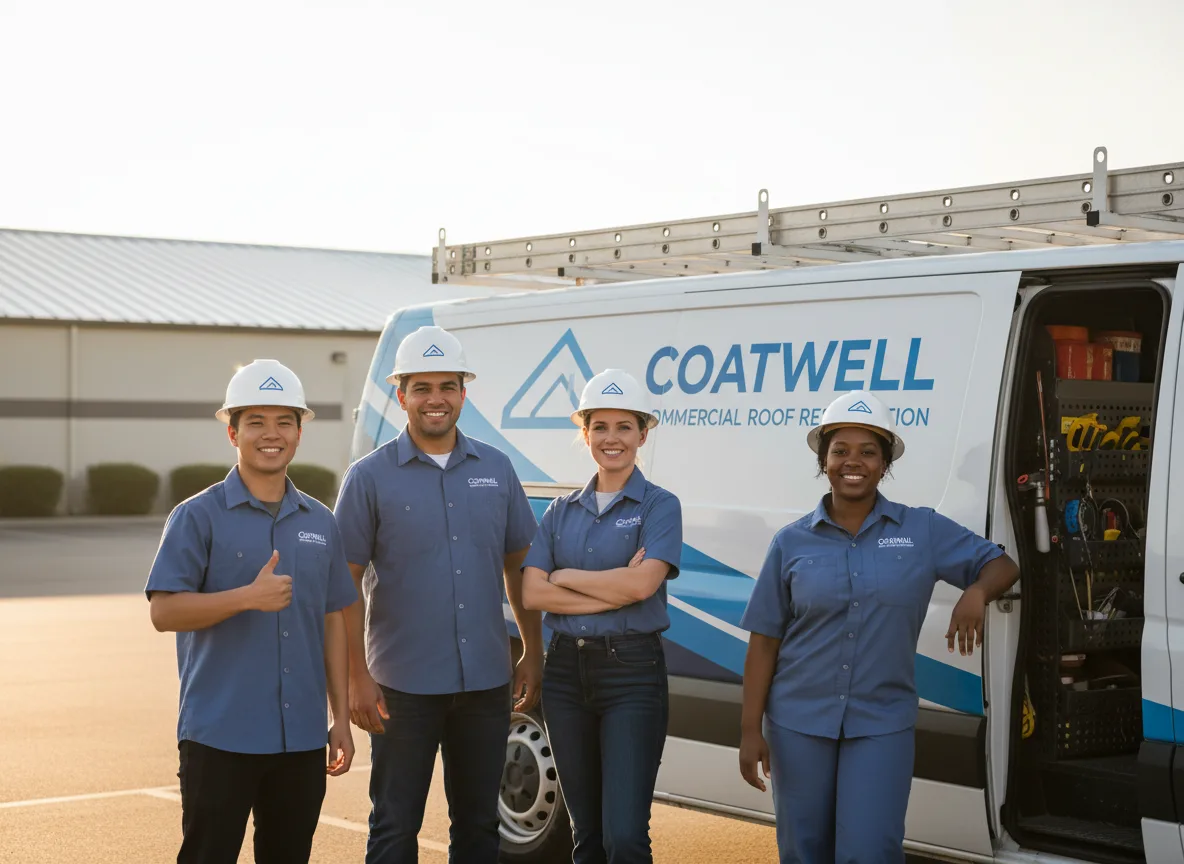 Commercial roof coating company in Adelphi, OH